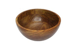 AMARY Sheesham Wood Serving Bowl is Perfect for Salads, Vegetables, Fruits, and Popcorn. It's Friendly and Stackable | Kitchen décor and Great Gift (20cm)